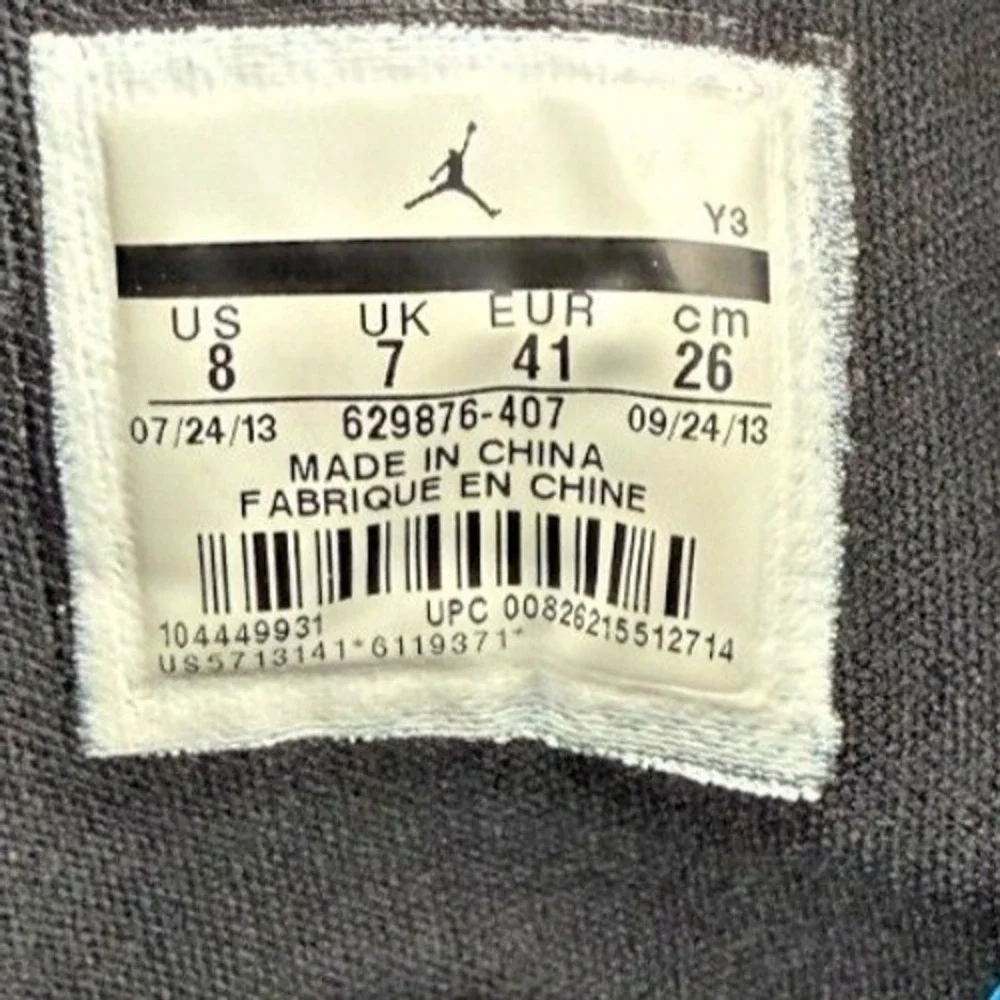 Nike Air Jordan Melo M10‎ 629876-407 Basketball Sneakers Carmelo Size 8